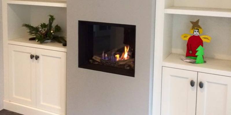 woonkamer modern inbouw front rechthoek licht & sprankelend gas wit 