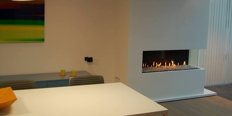 hip & happening woonkamer modern inbouw rechthoek gas wit hoek 