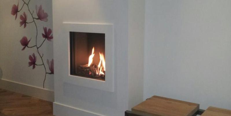 hip & happening woonkamer modern vierkant inbouw front gas wit 