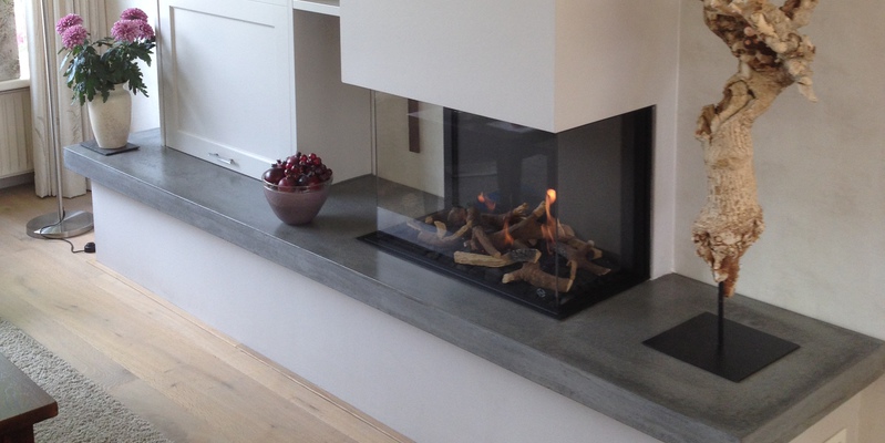 hip & happening woonkamer modern grijs inbouw driezijdig gas rechthoekig 