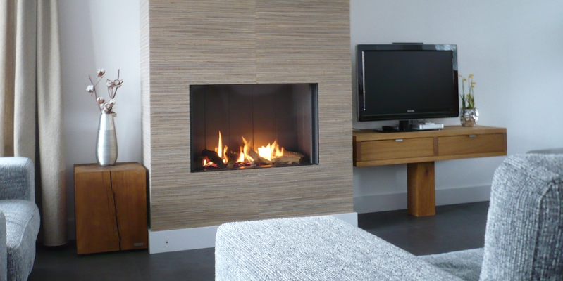 hip & happening woonkamer modern vierkant inbouw front zwart gas 