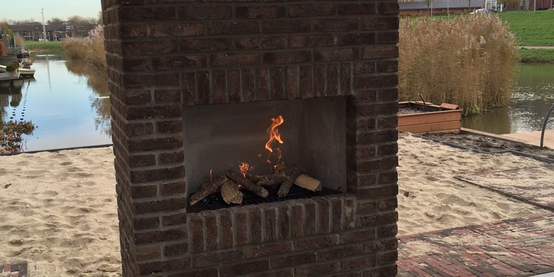 woonkamer modern stevig & rustiek inbouw front rechthoek gas steen 