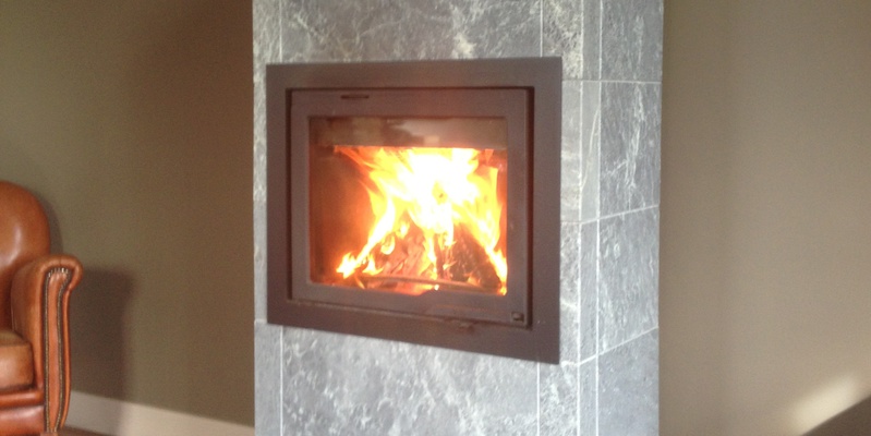 woonkamer modern stevig & rustiek inbouw front rechthoek hout speksteen 