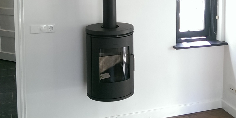 hip & happening woonkamer modern front zwart gas hangend ovaal 