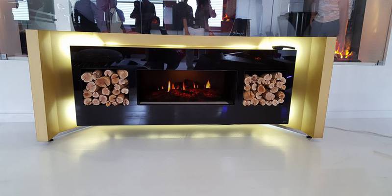 hip & happening modern inbouw front zwart rechthoek hout zaal 