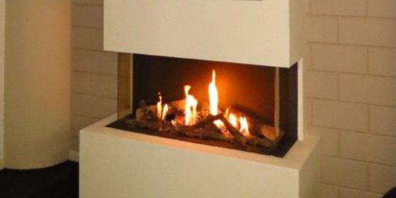 woonkamer modern inbouw rechthoek licht & sprankelend driezijdig gas creme 