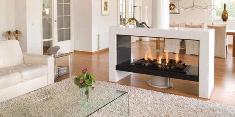 woonkamer modern doorkijk inbouw rechthoek licht & sprankelend gas wit 