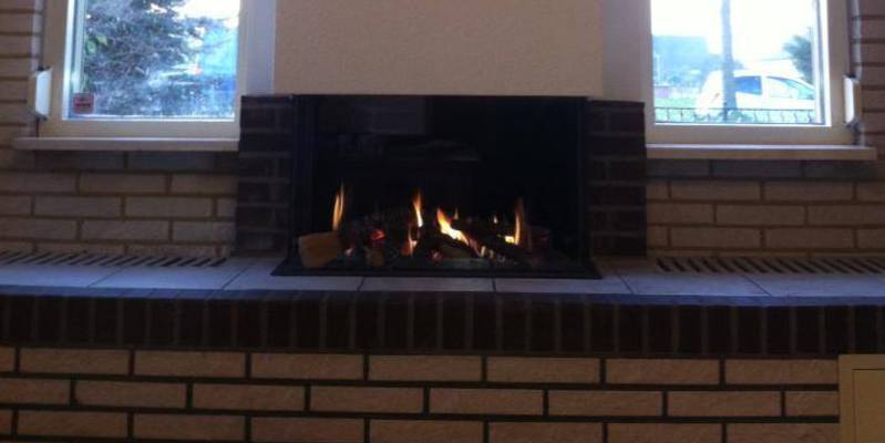 woonkamer driezijdig gas plateau  