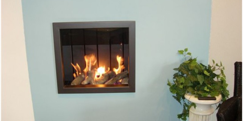woonkamer modern vierkant inbouw front licht & sprankelend gas blauw 