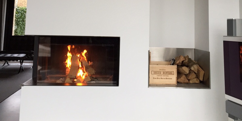hip & happening woonkamer modern inbouw zwart gas rechthoekig hoek 