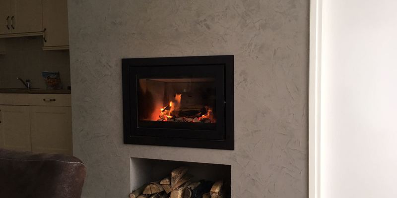 modern stevig & rustiek inbouw front zwart keuken hout rechthoekig 