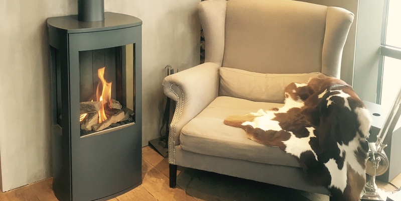 woonkamer modern stevig & rustiek rechthoek driezijdig gas vrijstaand beige 
