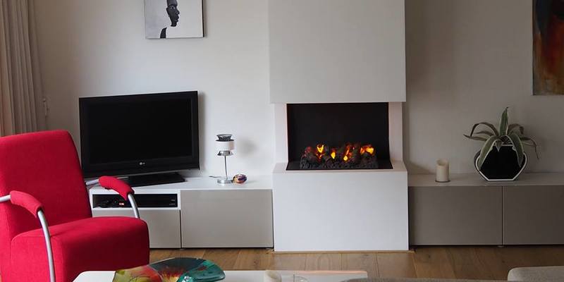 elektrisch hip & happening woonkamer modern inbouw front wit rechthoekig 