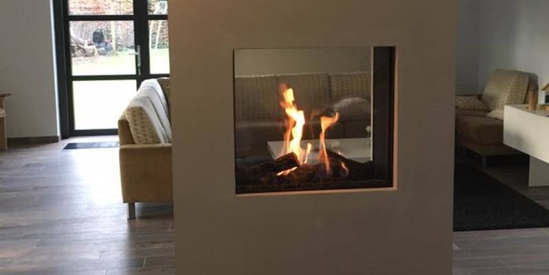 woonkamer modern doorkijk vierkant inbouw licht & sprankelend gas 