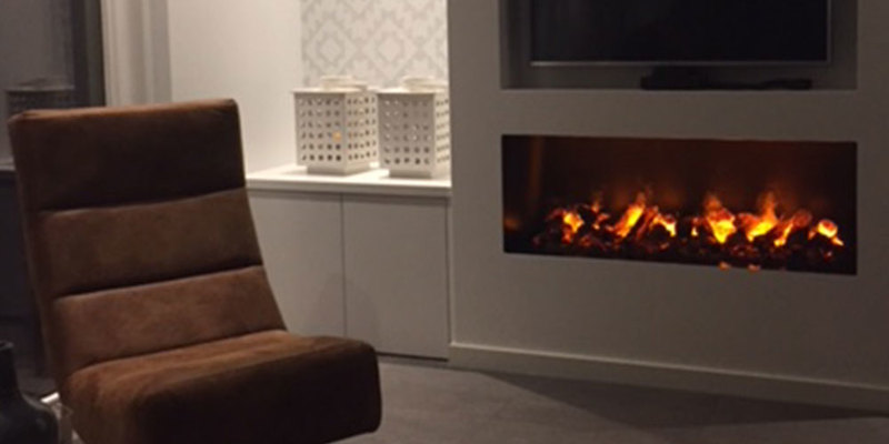 elektrisch hip & happening woonkamer modern inbouw front rechthoek 