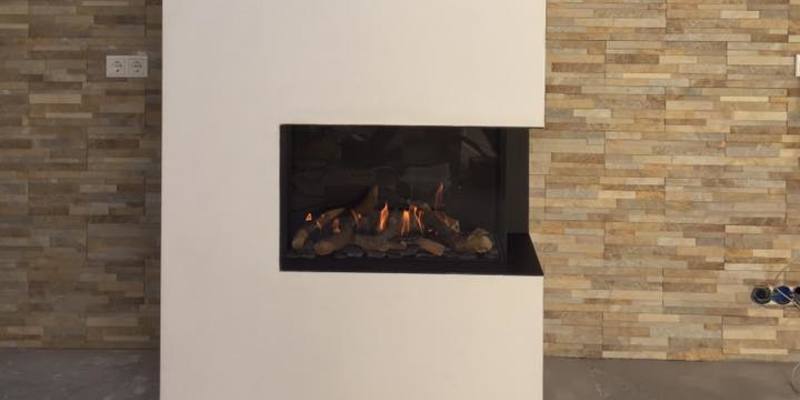 woonkamer modern inbouw licht & sprankelend gas wit tweezijdig hoekig 