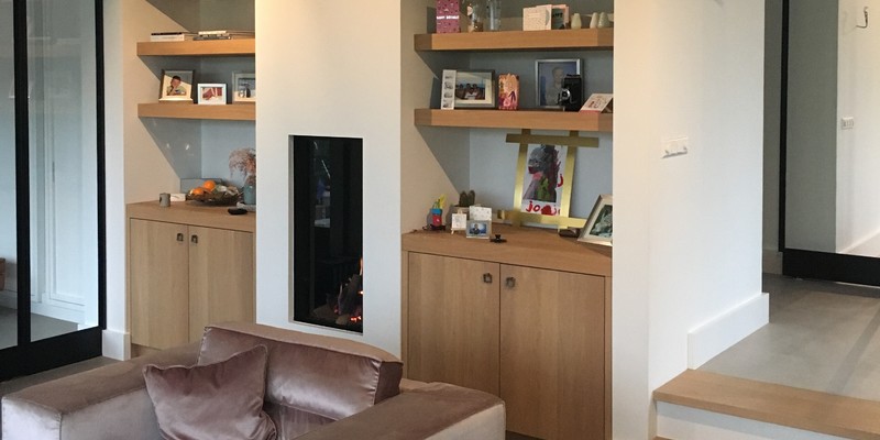 woonkamer inbouw front licht & sprankelend gas 