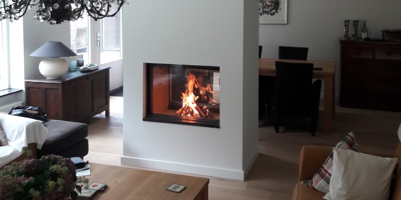 hip & happening woonkamer modern doorkijk inbouw gas wit vierhoek 