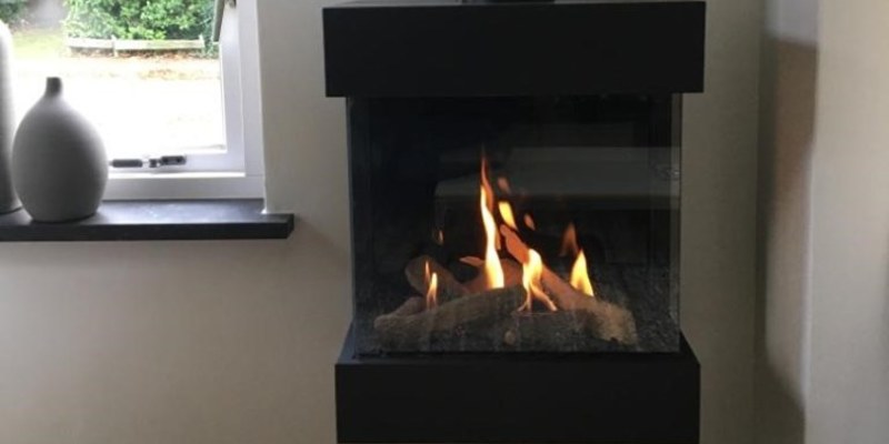 hip & happening woonkamer modern vierkant zwart driezijdig gas hangend 