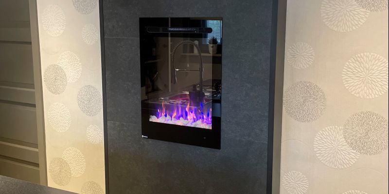 elektrisch hip & happening modern grijs inbouw front keuken verticaal 
